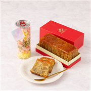 【お花のギフト】カラメルりんごと紅茶のケーキ