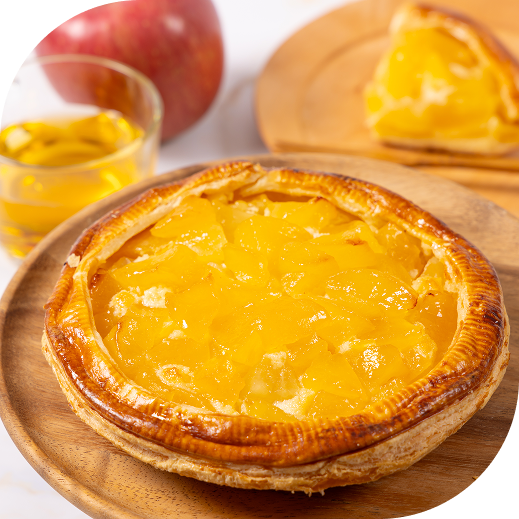 果肉たっぷり国産りんごのアップルパイ