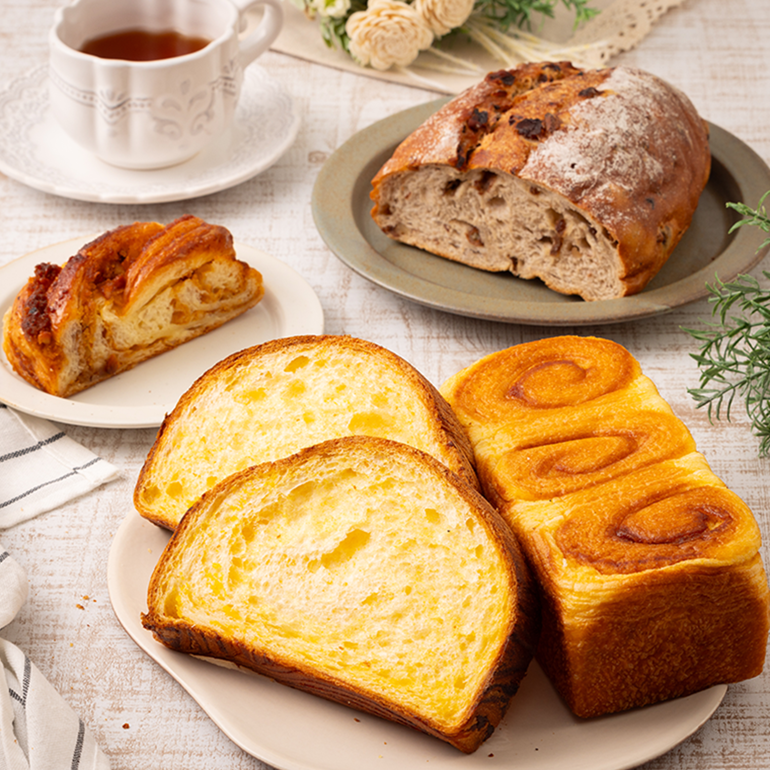 彩りパンセット