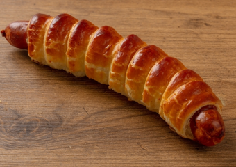 粗挽きソーセージパイ