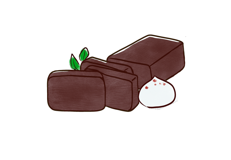 テリーヌ・オ・ショコラのイラスト