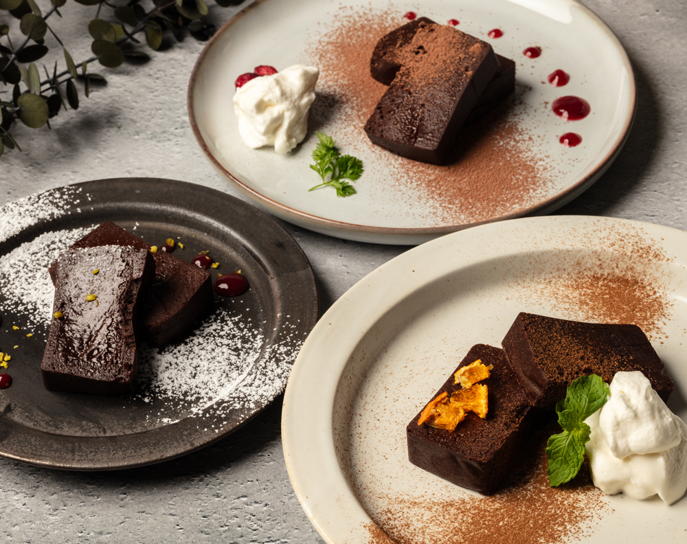 テリーヌ・オ・ショコラの食べ方イメージ